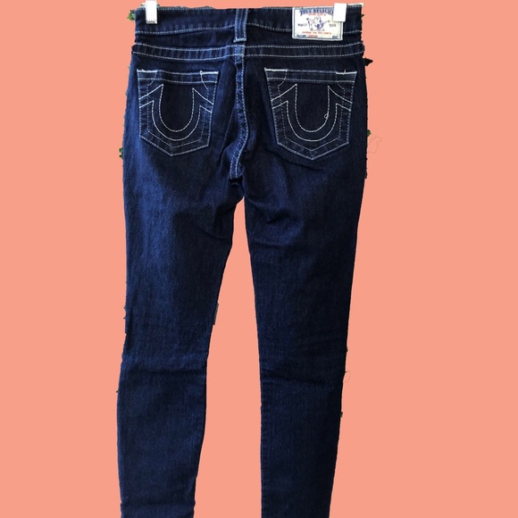 True Religion skinny jeans, like new, size 25 - Picture 2 of 3